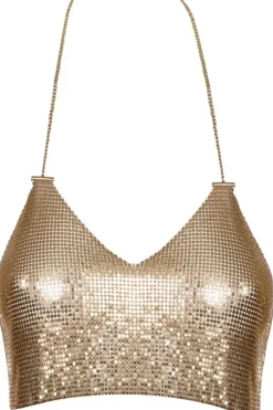 Cottelli Collection Cottelli Gold Shimmering Metal Top