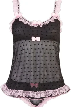 Cottelli Collection Cottelli Lingerie Babydoll and Panties (M)
