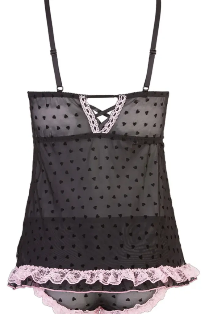Cottelli Collection Cottelli Lingerie Babydoll and Panties (M)