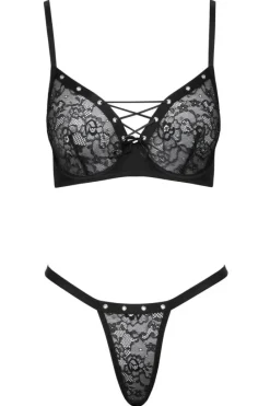 Cottelli Collection Cottelli Lingerie Black Bra Set
