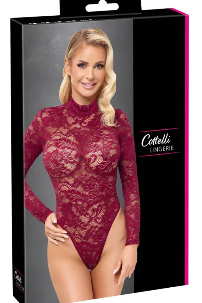Cottelli Collection Cottelli Lingerie Bordeaux Body