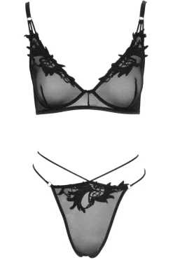 Cottelli Collection Cottelli Lingerie Bra and Rio String Set
