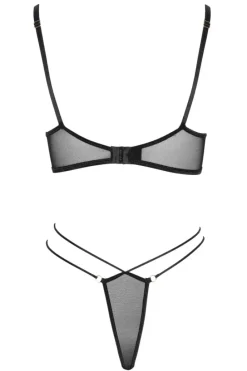 Cottelli Collection Cottelli Lingerie Bra and Rio String Set