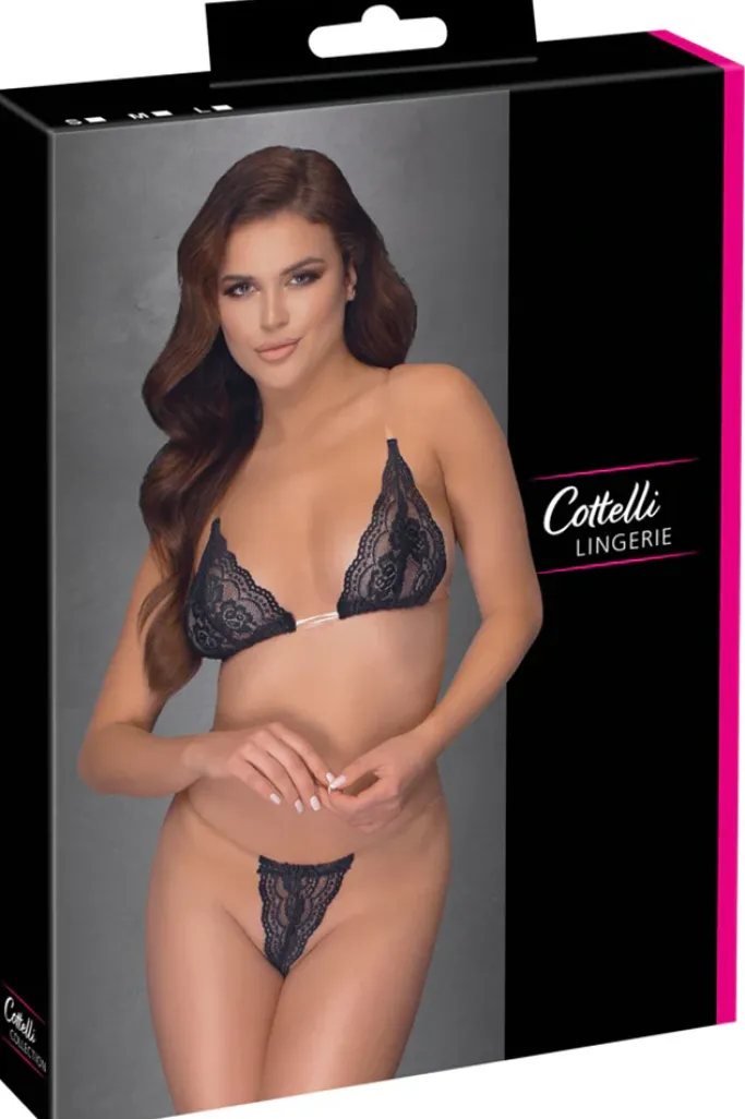 Cottelli Collection Cottelli Lingerie Bra and String (M, L)
