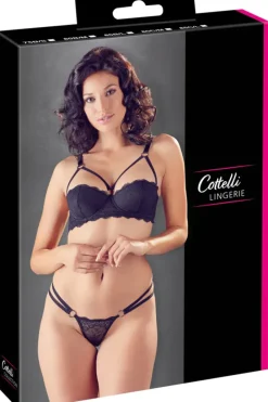 Cottelli Collection Cottelli Lingerie Bra and String (M, L)