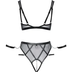 Cottelli Collection Bondage Cottelli Lingerie Harness Lingerie Set