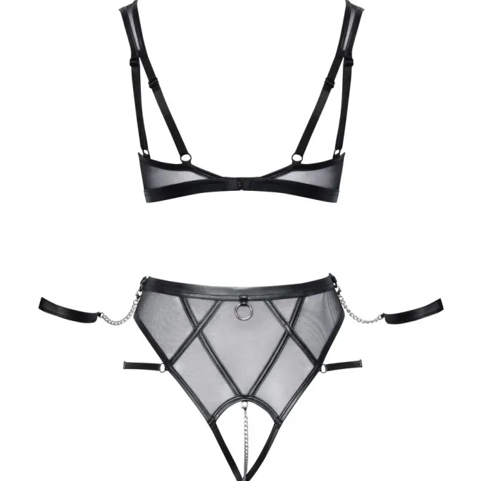 Cottelli Collection Bondage Cottelli Lingerie Harness Lingerie Set