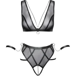 Cottelli Collection Bondage Cottelli Lingerie Harness Lingerie Set