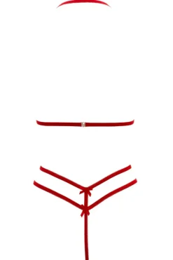 Cottelli Collection Cottelli Lingerie Lace Set Red