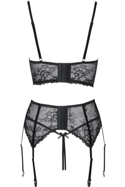 Cottelli Collection Cottelli Lingerie Longline Shelf Bra Set