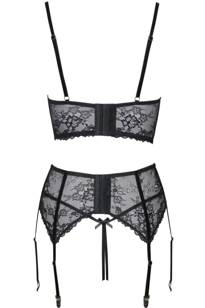 Cottelli Collection Cottelli Lingerie Longline Shelf Bra Set
