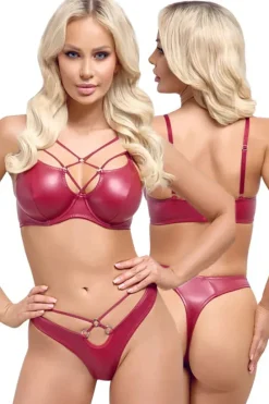 Cottelli Collection Cottelli Lingerie Red Bra Set