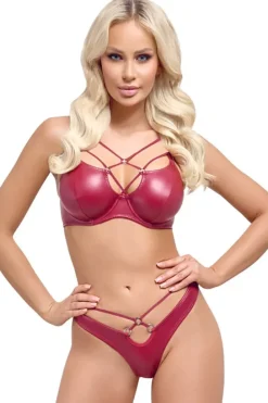 Cottelli Collection Cottelli Lingerie Red Bra Set
