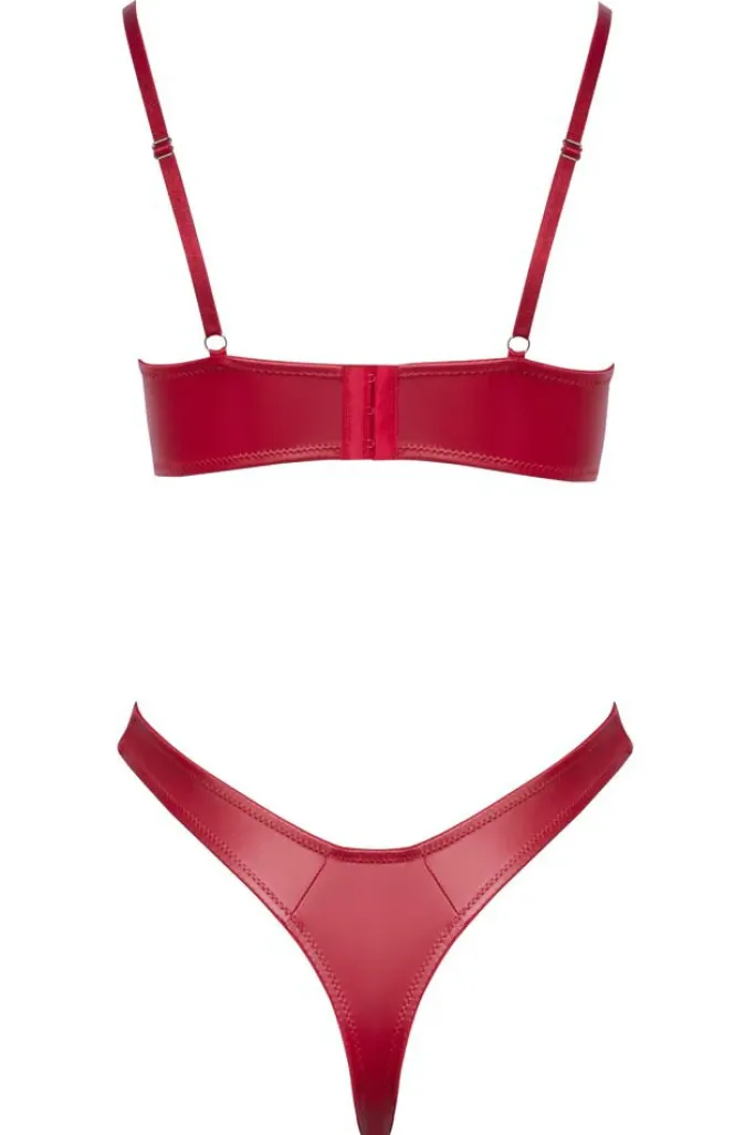 Cottelli Collection Cottelli Lingerie Red Bra Set