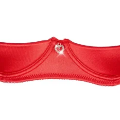 Cottelli Collection Cottelli Lingerie Red Shelf Bra Set (85C/L)