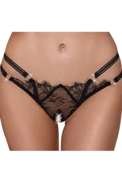 Cottelli Collection Cottelli Lingerie Rhinestone Crotchless String