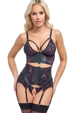 Cottelli Collection Cottelli Lingerie Sophisticated Basque Set