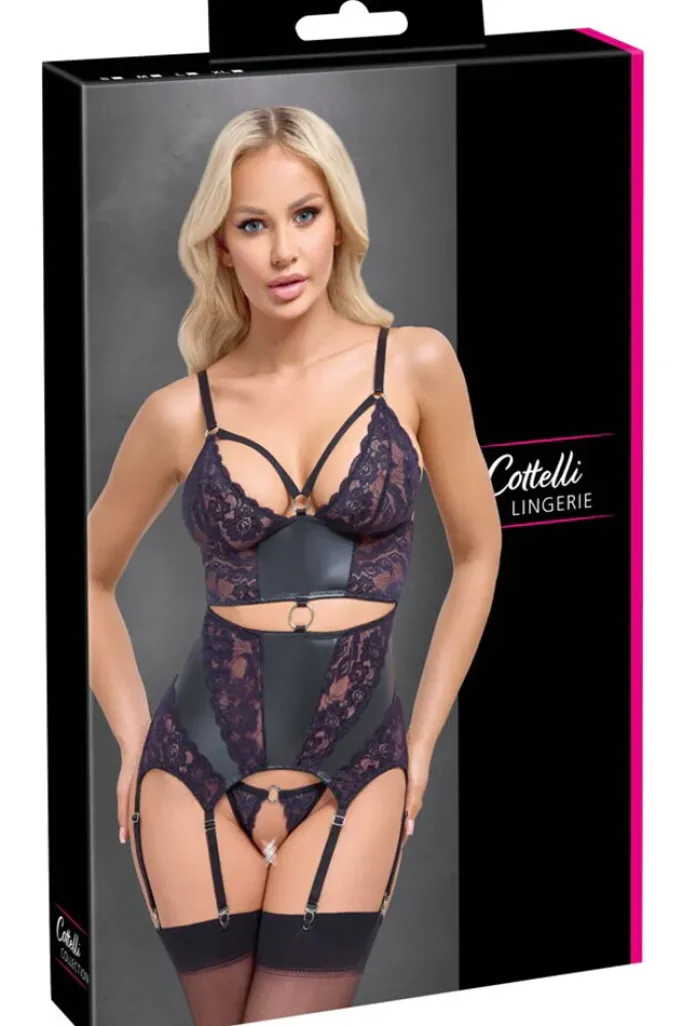 Cottelli Collection Cottelli Lingerie Sophisticated Basque Set