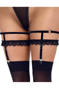 Cottelli Collection Cottelli Lingerie Suspender Garters Set 1
