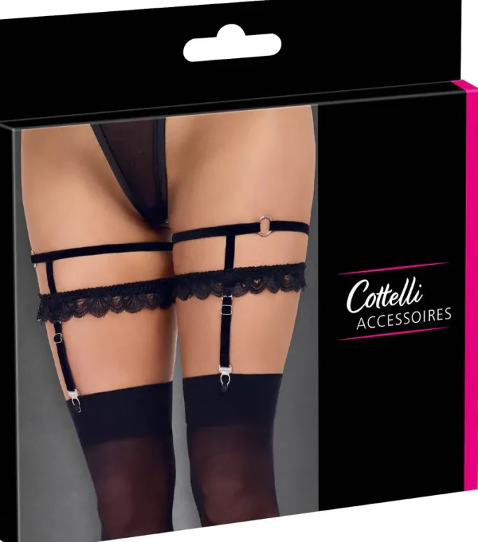 Cottelli Collection Cottelli Lingerie Suspender Garters Set 1
