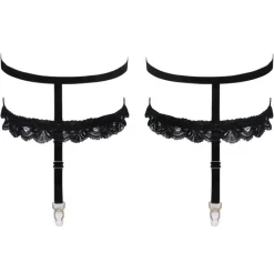 Cottelli Collection Cottelli Lingerie Suspender Garters Set 1