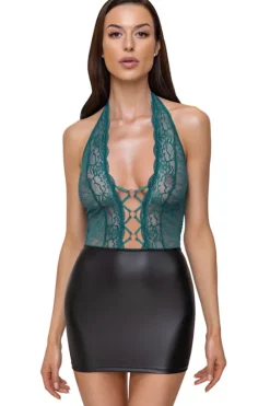 Cottelli Collection Cottelli Lingerie Teal Dress