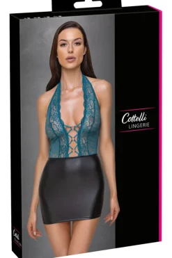 Cottelli Collection Cottelli Lingerie Teal Dress
