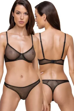 Cottelli Collection Cottelli Lingerie Transparent Set