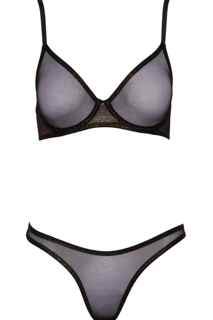Cottelli Collection Cottelli Lingerie Transparent Set