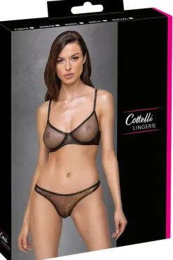 Cottelli Collection Cottelli Lingerie Transparent Set