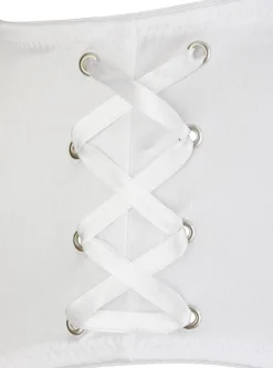 Cottelli Collection Cottelli Lingerie White Suspender Set