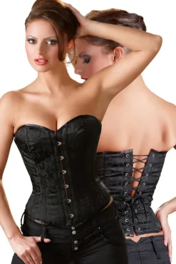 Cottelli Collection Cottelli Party Black Brocade Corset