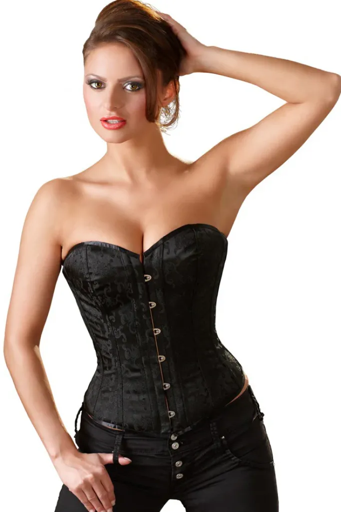 Cottelli Collection Cottelli Party Black Brocade Corset