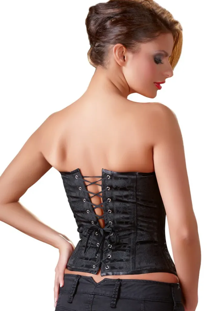 Cottelli Collection Cottelli Party Black Brocade Corset