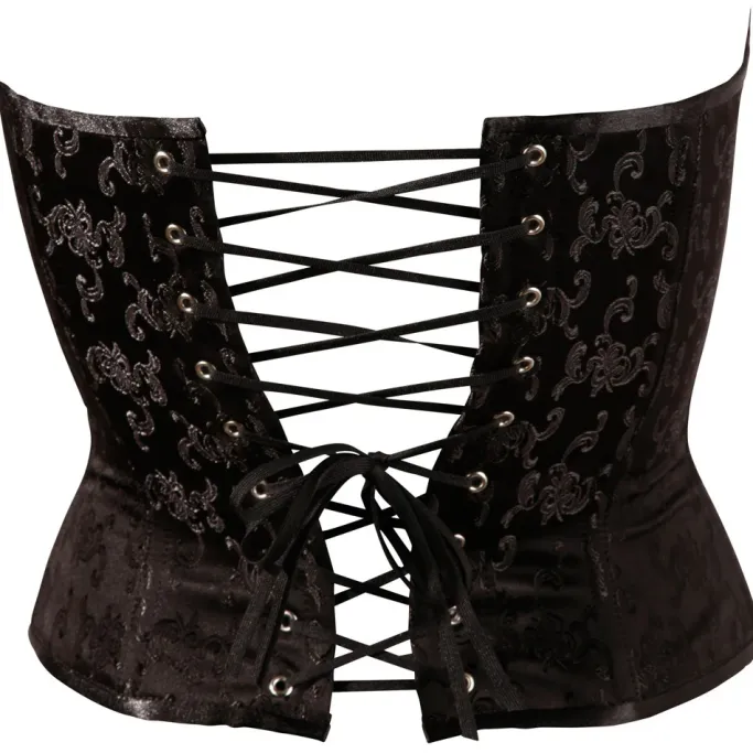 Cottelli Collection Cottelli Party Black Brocade Corset