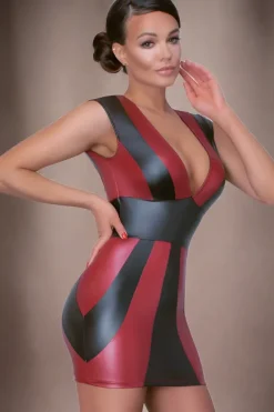Cottelli Collection Cottelli Party Black Red Dress