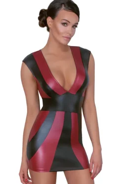 Cottelli Collection Cottelli Party Black Red Dress