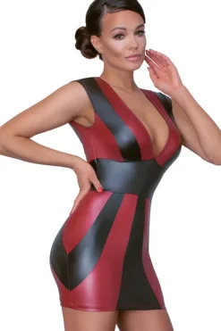Cottelli Collection Cottelli Party Black Red Dress