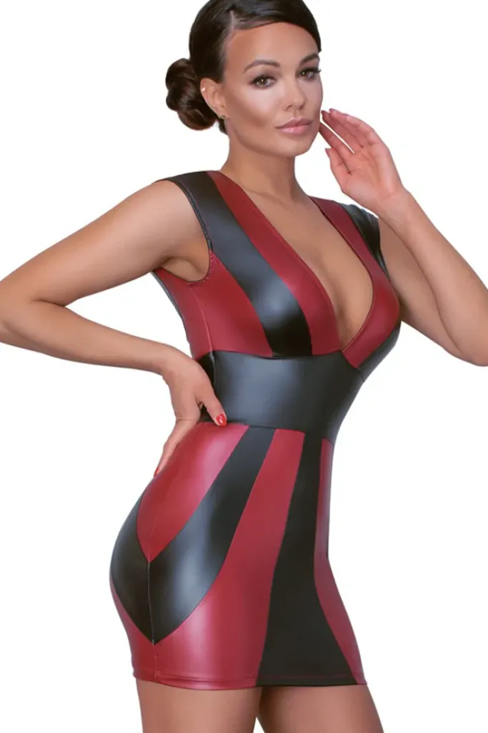 Cottelli Collection Cottelli Party Black Red Dress