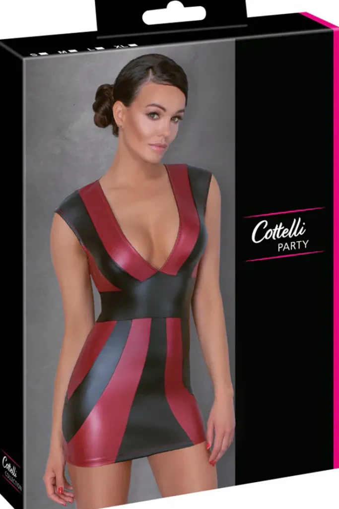 Cottelli Collection Cottelli Party Black Red Dress