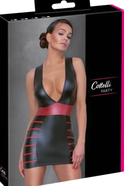 Cottelli Collection Cottelli Party Black Red Dress