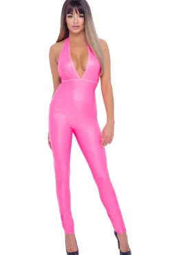 Cottelli Collection Cottelli Party Pink Jumpsuit