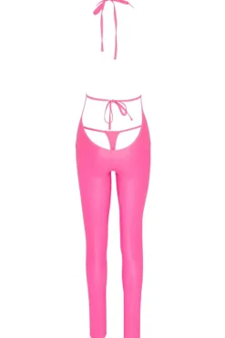 Cottelli Collection Cottelli Party Pink Jumpsuit