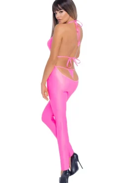 Cottelli Collection Cottelli Party Pink Jumpsuit