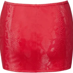 Cottelli Collection Cottelli Party Red Snakeskin Look Skirt