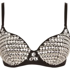 Cottelli Collection Cottelli Party Rhinestone Pearl Bra
