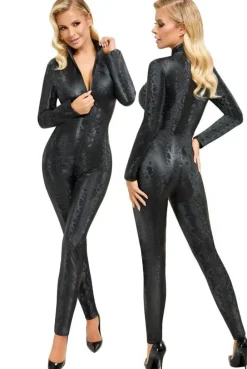 Cottelli Collection Cottelli Party Snakeskin Look Jumpsuit