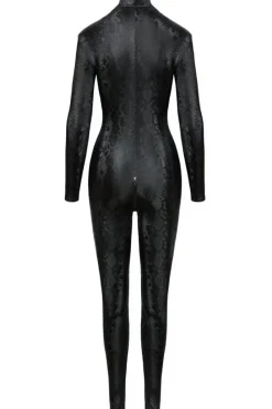 Cottelli Collection Cottelli Party Snakeskin Look Jumpsuit
