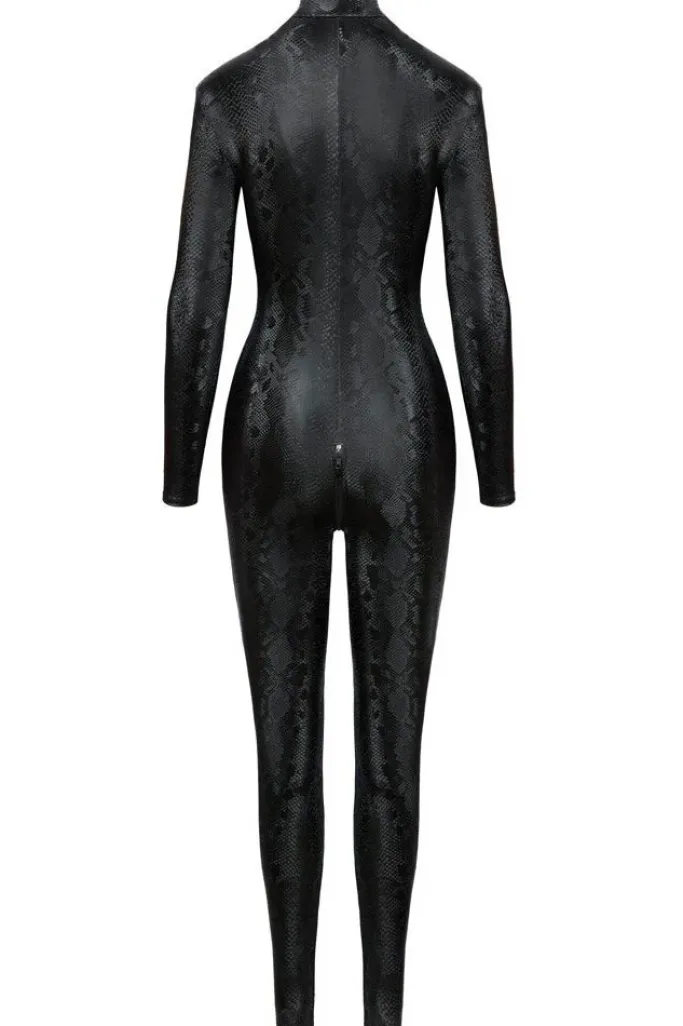 Cottelli Collection Cottelli Party Snakeskin Look Jumpsuit
