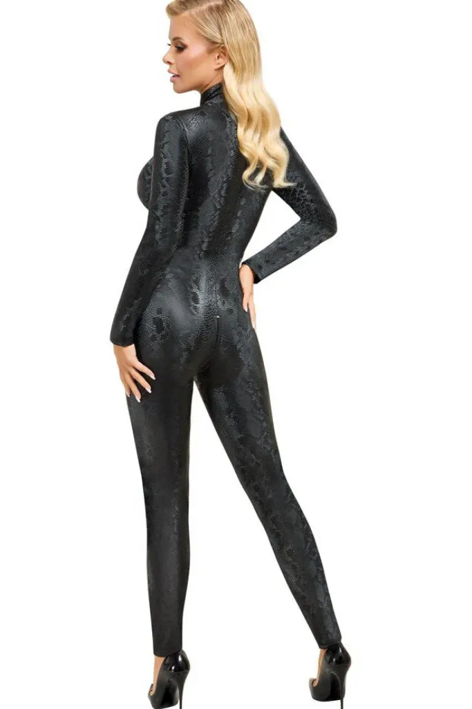 Cottelli Collection Cottelli Party Snakeskin Look Jumpsuit